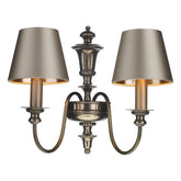 David Hunt Lighting Dickens Double Wall Light Bronze DIC0963